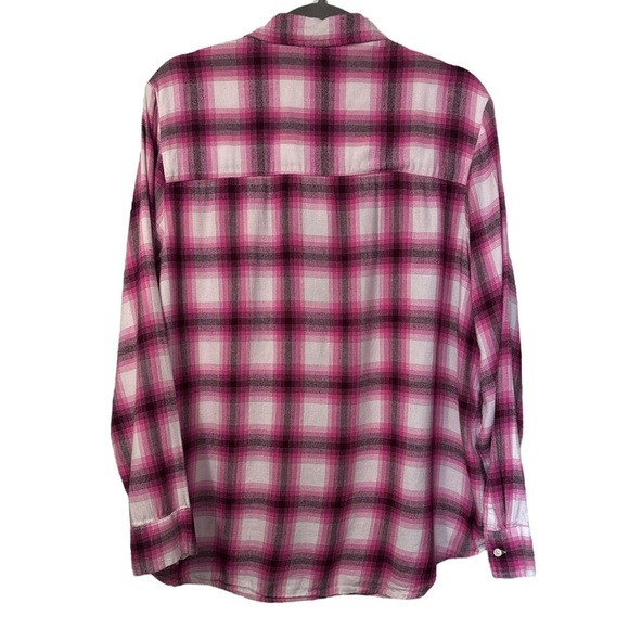 GAP The Easy Shirt Pink Plaid Button Down Shirt - Picture 5 of 5